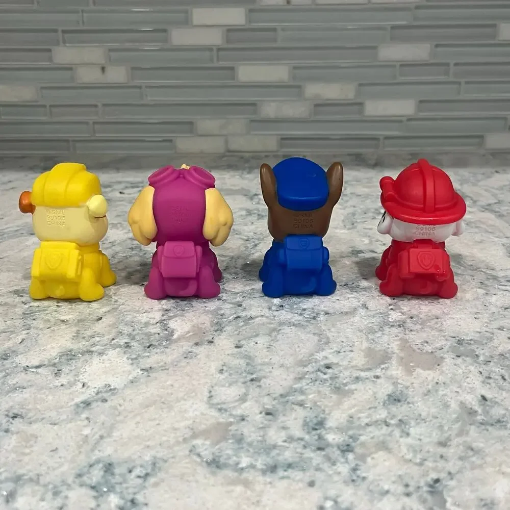 Nickelodeon Paw Patrol Chase Marshall Rubble Skye Bath Squirt Toys